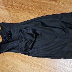 White House Black Market Satin Strapless Dress